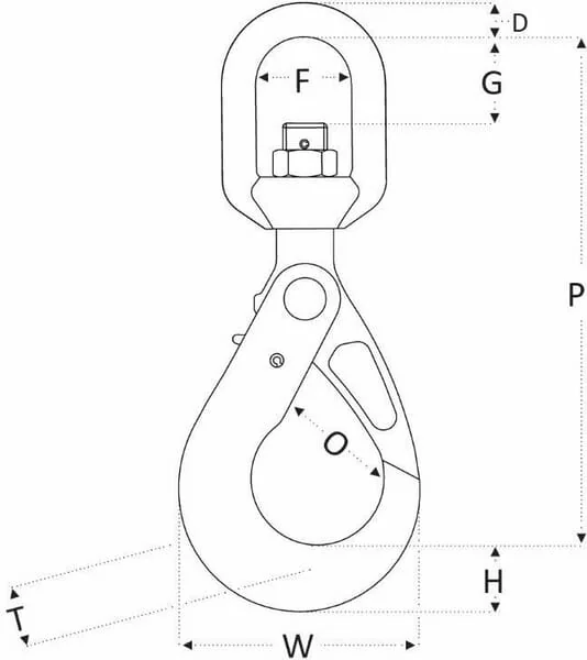 Rema - 2646113 - Augendrehsicherheitshaken G10 RSBS13 13mm