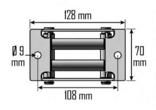 Ribitech - PE12VGD - Kabelfuehrung Fuer Auto-Seilwinde