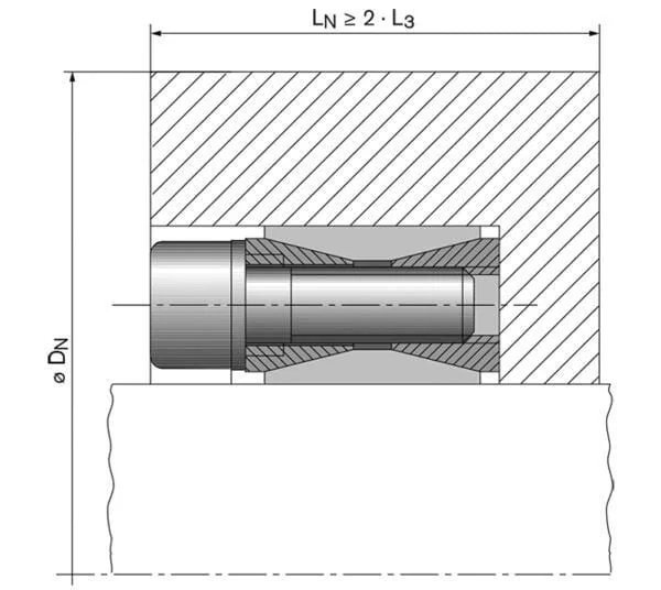 Ringfeder - RFN701250X80 - Klemmverbindung