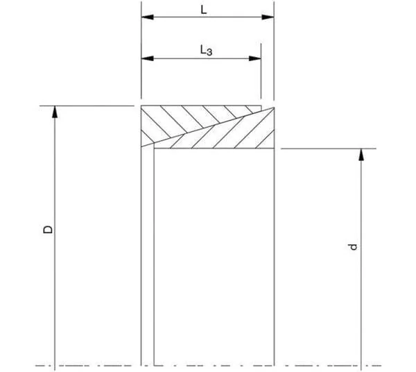 Ringfeder - RFN800645X52GES - Klemmteil-Schlitz