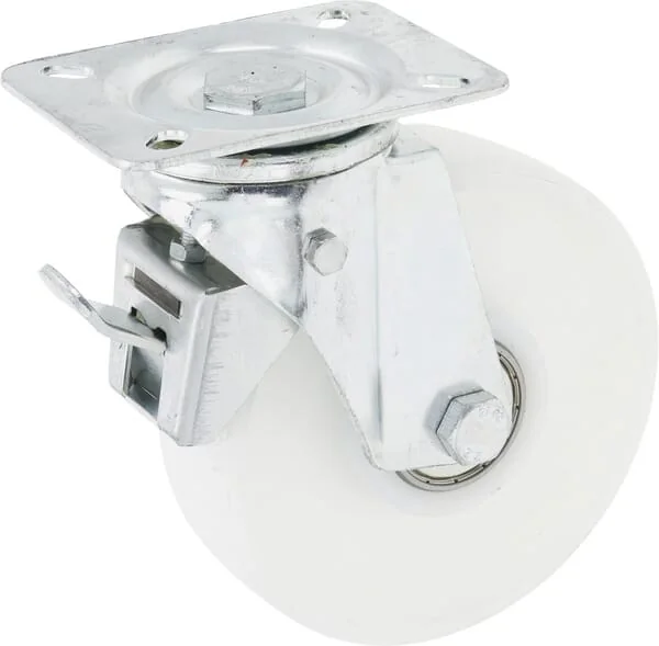 Ro Carr - WH50NF150 - Lenkrolle Polyamid: Diameter 150x40mm, Feststeller, Flanschplatte: 115x85mm Belastung: 200kg