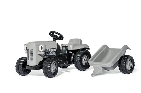 Rolly Toys - R01494 - Tretlaster Mit Anhänger, Little Grey Fergie, Ab 2,5 Jahren, Rollykid