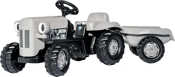 Rolly Toys - R01494 - Tretlaster Mit Anhänger, Little Grey Fergie, Ab 2,5 Jahren, Rollykid