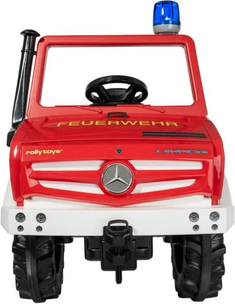 Rolly Toys - R038220 - Tretlaster, Mercedes Benz, Unimog Feuerwehr, Ab 3 Jahren, Rollyunimog