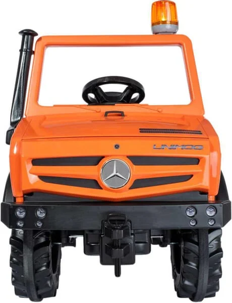 Rolly Toys - R038237 - Pedaltraktor, Mercedes Benz, Unimog Servicefahrzeug, Orange, Ab 3 Jahren, Rollyunimog