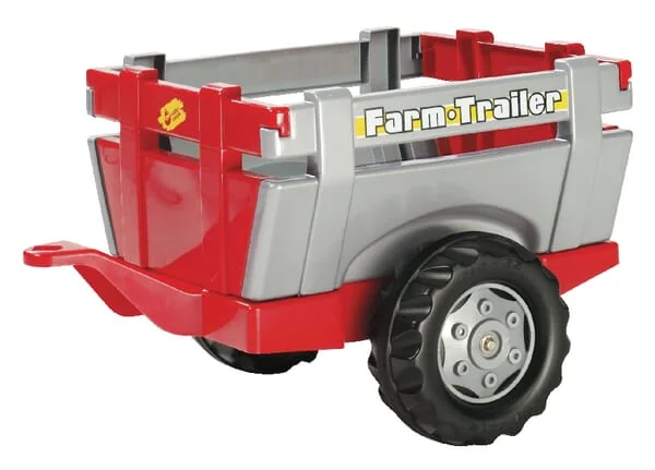 Rolly Toys - R12209 - Anhänger, Rot-Silber, Ab 2,5 Jahren, Rollyfarm