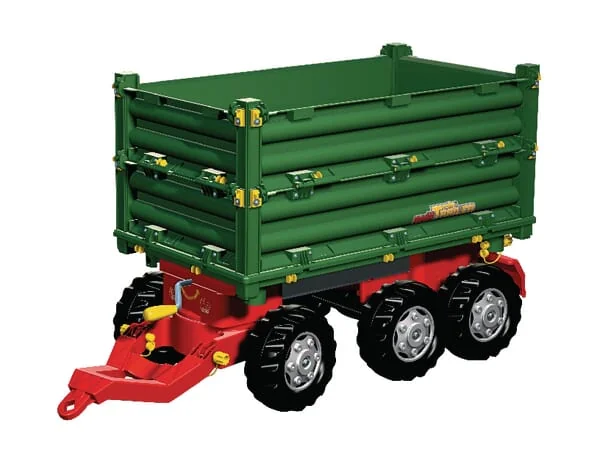 Rolly Toys - R12501 - Anhänger, Grün-Silber, Ab 3 Jahren, Rollymulti