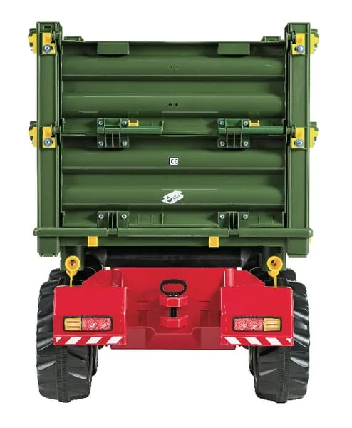 Rolly Toys - R12501 - Anhänger, Grün-Silber, Ab 3 Jahren, Rollymulti