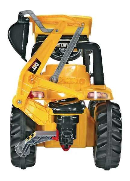 Rolly Toys - R81300 - Trettertraktor Mit Frontlader Und Bagger Caterpillar Ab 3 Jahren Rollyjunior