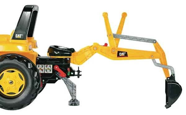 Rolly Toys - R81300 - Trettertraktor Mit Frontlader Und Bagger Caterpillar Ab 3 Jahren Rollyjunior