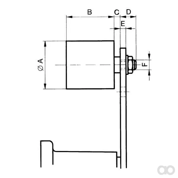 Rosta - SR551260PVC - Spannrolle PVC