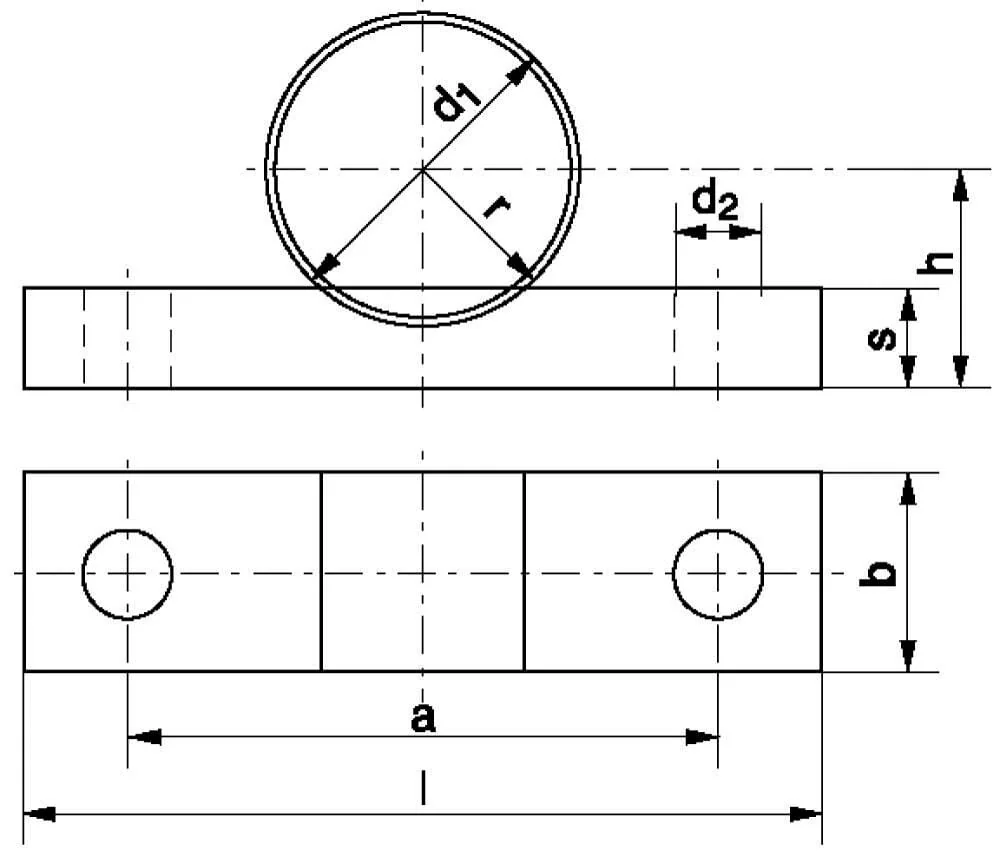 RSB - KUPL25337 - Rohrsattel 1"
