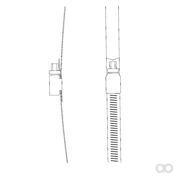 RSB - SGS200 - Klemmband 190-210mm Für Zylinder 180-200mm