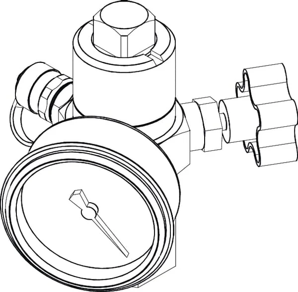 Saip - LAV9DP100 - Fuellsystem Akkumulator M28x1.5