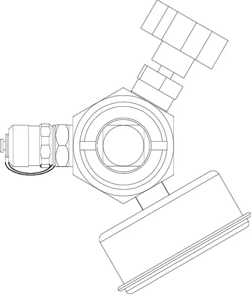 Saip - LAV9DP100 - Fuellsystem Akkumulator M28x1.5
