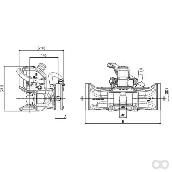 Sauermann - HS16001KU32 - Anhaengerkupplung