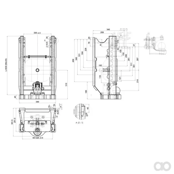 Scharmüller - 00110842A02 - Leiteraufnahme K80
