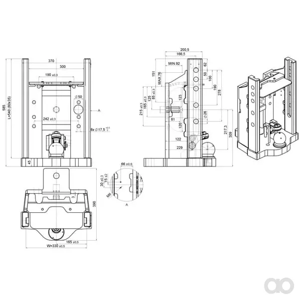 Scharmüller - 00146810A11 - Leiteraufhängung K80