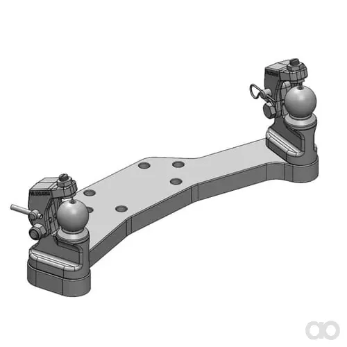 Scharmüller - 00522060A02 - Zwangslenkung K50® R/L mit Niederhalter für 50-55 mm