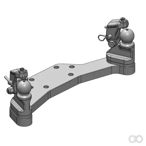 Scharmüller - 00522070A02 - Zwangslenkung K50® R/L mit Niederhalter für 60-65 mm