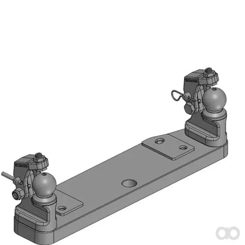 Scharmüller - 00522100A02 - Zwangslenkung K50® R/L mit Niederhalter für 45-50 mm (HVLB I)