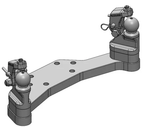 Scharmüller - 00522140A02 - Zwangslenkung K50® R/L mit Niederhalter für 45-50 mm (TP)