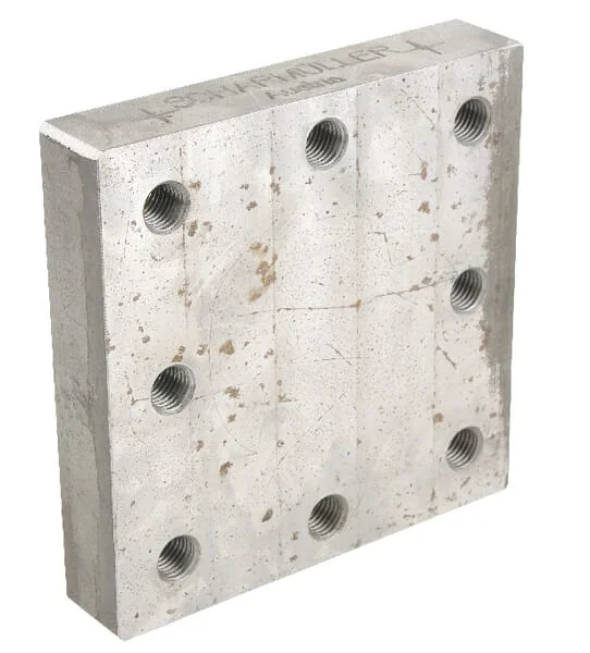 Scharmüller - 00645000 - Aufschweißplatte 145x145 / 160 mm 8x M20