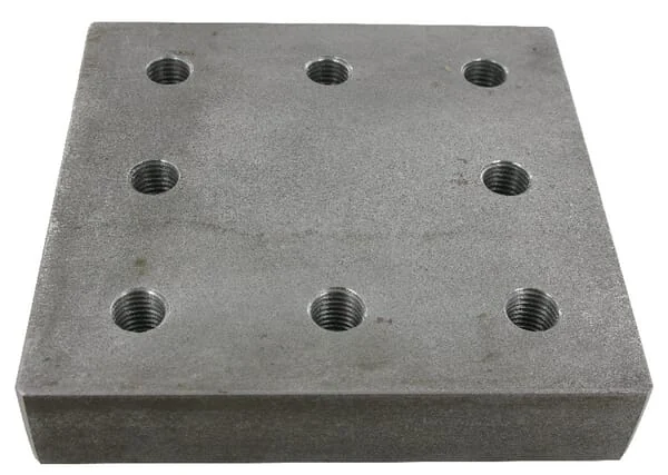 Scharmüller - 00645030 - Aufschweißplatte 130x130 mm 8x M20