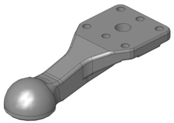 Scharmüller - 00650940A02 - Abschleppkugel mit horizontalem Flansch