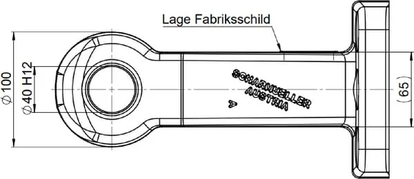 Scharmüller - 00652240A90 - Anhaengerkupplung 110x100