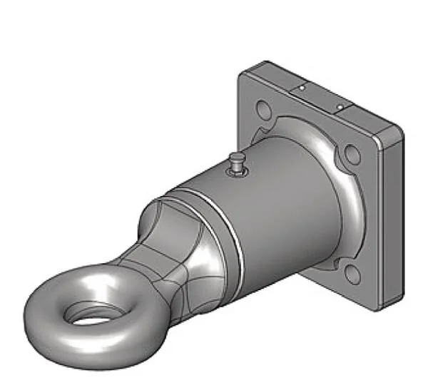 Scharmüller - 00652430A02 - Abschleppoese, schwenkbar mit Flansch