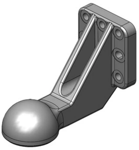 Scharmüller - 00652961A02 - Abschleppkugel Mit Vertikalem Flansch K80