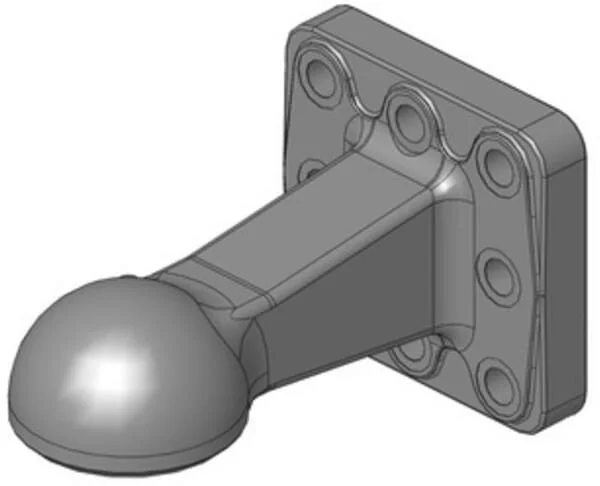 Scharmüller - 00653900A02 - Abschleppkugel Mit Vertikalem Flansch K80