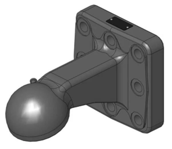 Scharmüller - 00654890A02 - Abschleppoese K80® 145x145 20° ISO 24347
