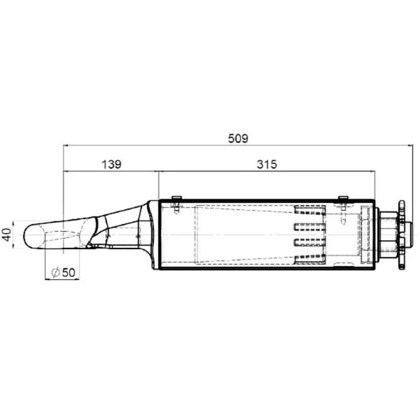 Scharmüller - 006634510A02 - Abschleppoese Mit Lager, 50mm