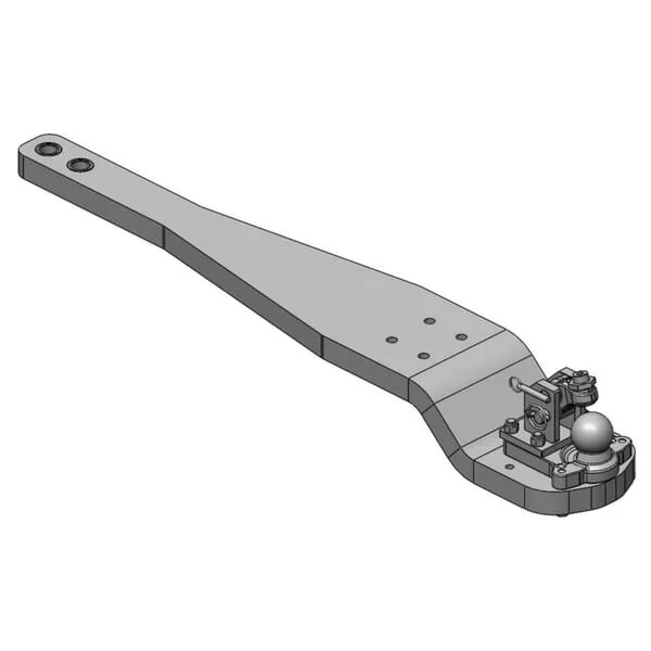 Scharmüller - 009644030A17 - Schwerlast Zugdeichsel K80® JD 8RT 8320RT, 8345RT, 8370RT Kat. 4 Gekröpft