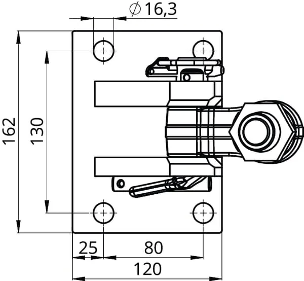 Scharmüller - 02481349A11 - Verriegelung Komplett K80 Schwerlast
