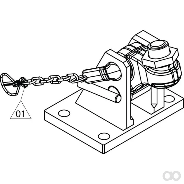 Scharmüller - 02481349A11 - Verriegelung Komplett K80 Schwerlast