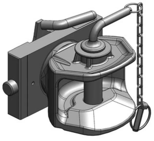 Scharmüller - 03201502A02 - Gabelkopf Typ W200 S30 Halter K1 (Diameter 31,5mm)