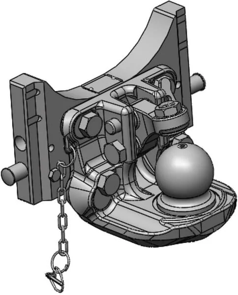 Scharmüller - 03631144A02 - Kugelkopfkupplung 311 mm 80 mm