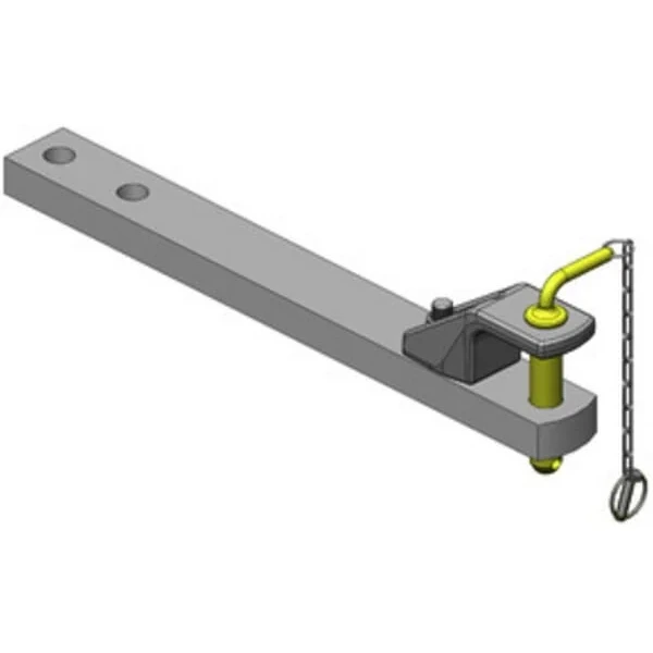 Scharmüller - 108207450A11 - Zugstange 80x40 L738 mm Kat. 2 Diameter 31,5 mm