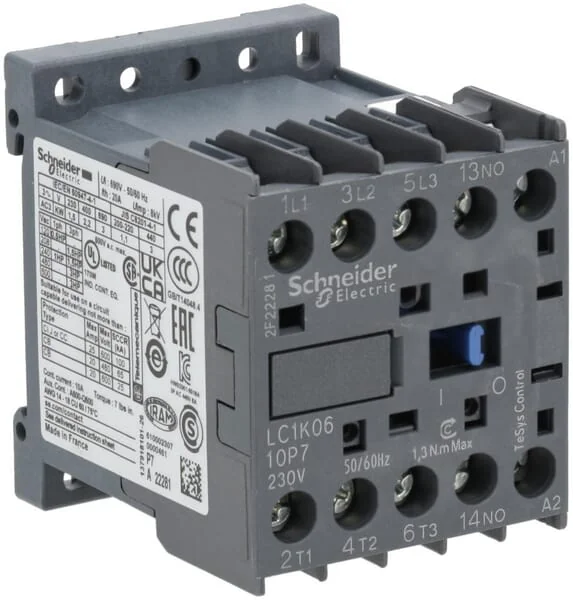 Schneider Electric - LC1K0610P7 - Schuetz 6A 2,2kW