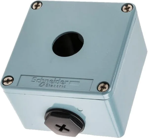 Schneider Electric - XAPD1201 - Drucktastenbox, Metall 1 Loch