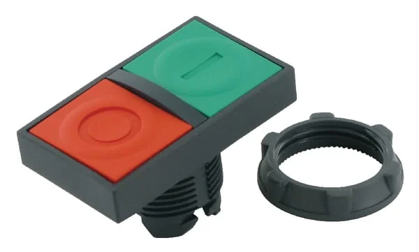 Schneider Electric - ZB5AA8234 - Doppelbetaetiger GN/RD