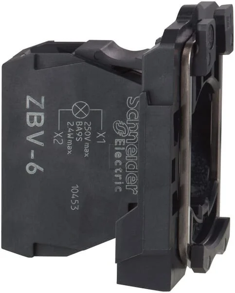Schneider Electric - ZBV6 - Lampenfassung BA9S, Max. 2,3W