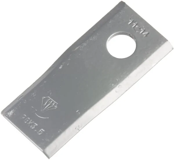 Schumacher - 40490005KR - Maehwerk-Messer Rechts 98x45x3,5mm Bohrung Diameter 16,50mm Passend Fuer Morra 25er Packung