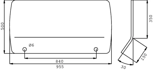 SDF - 04312683 - Heckfenster Untere