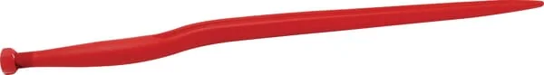 SHW - FT33 - Gabelzinke Fuer Lader, Mit Griff: 58mm Doppel-T-Profil 36x815mm, Spitze Mit M22x1,5 mm Mutter, Rot