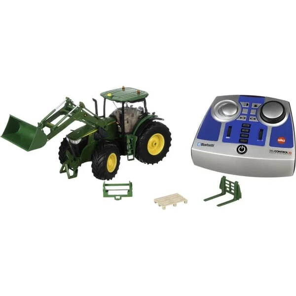 Siku - S06795 - John Deere 7310R Mit Frontlader Und Bluetooth-Fernbedienung Und App-Steuerung