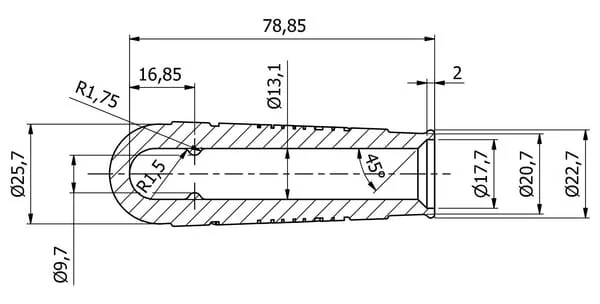 Simol - STR1308 - PVC-Griff